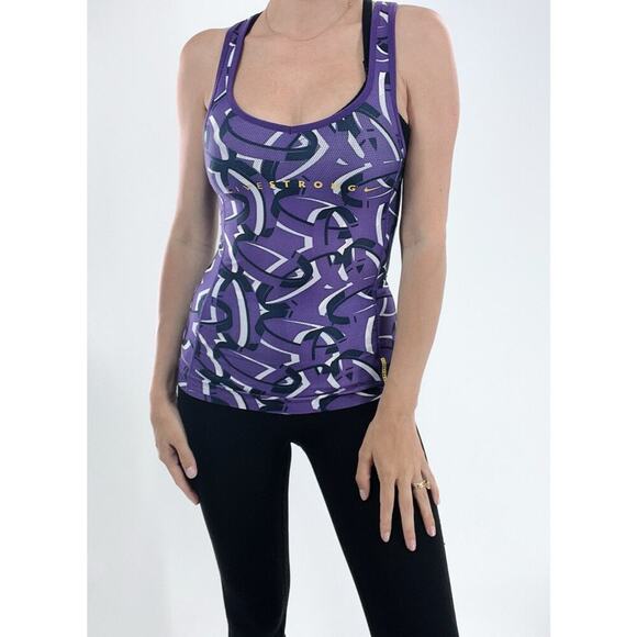 Nike Dri Fit Purple Livestrong Racerback Activewear Tank Top Size XS - Picture 1 of 3